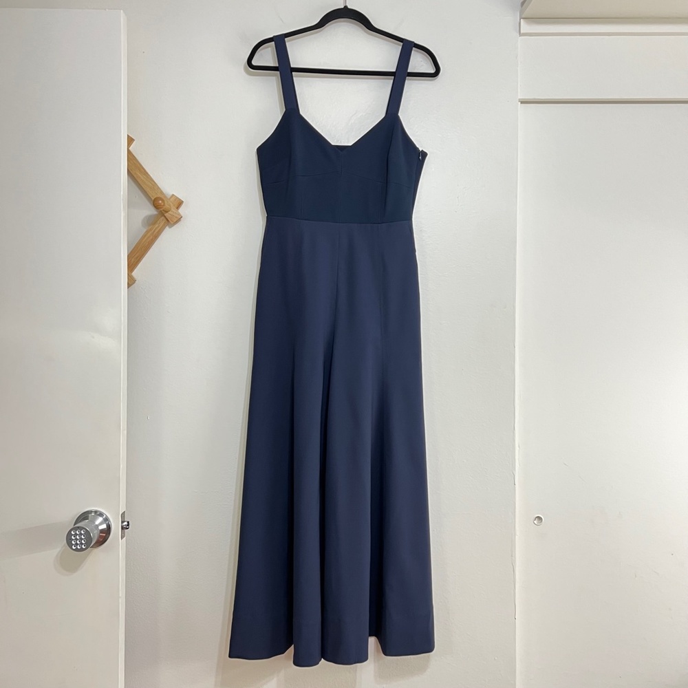 La Ligne Zelda Stretch Jersey Cropped Pant Jumpsuit - Picture 5 of 11